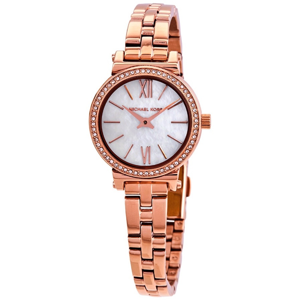 Michael Kors Sofie Petite Crystal Watch BNWT Rose Gold